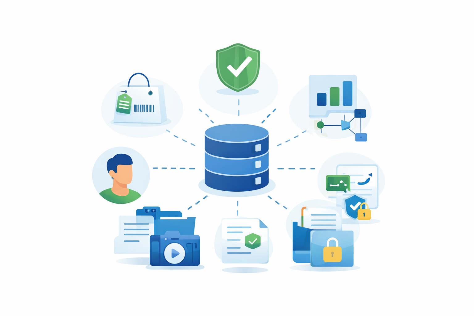 Tous les types de données sont concernés Tous les types de données sont concernés